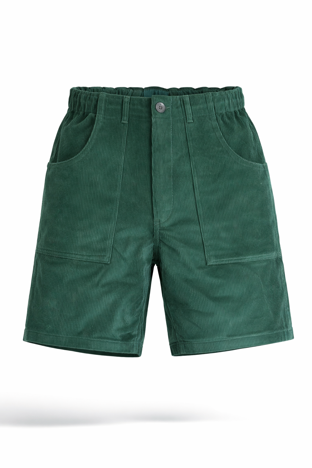 Classic Corduroy Olive Shorts