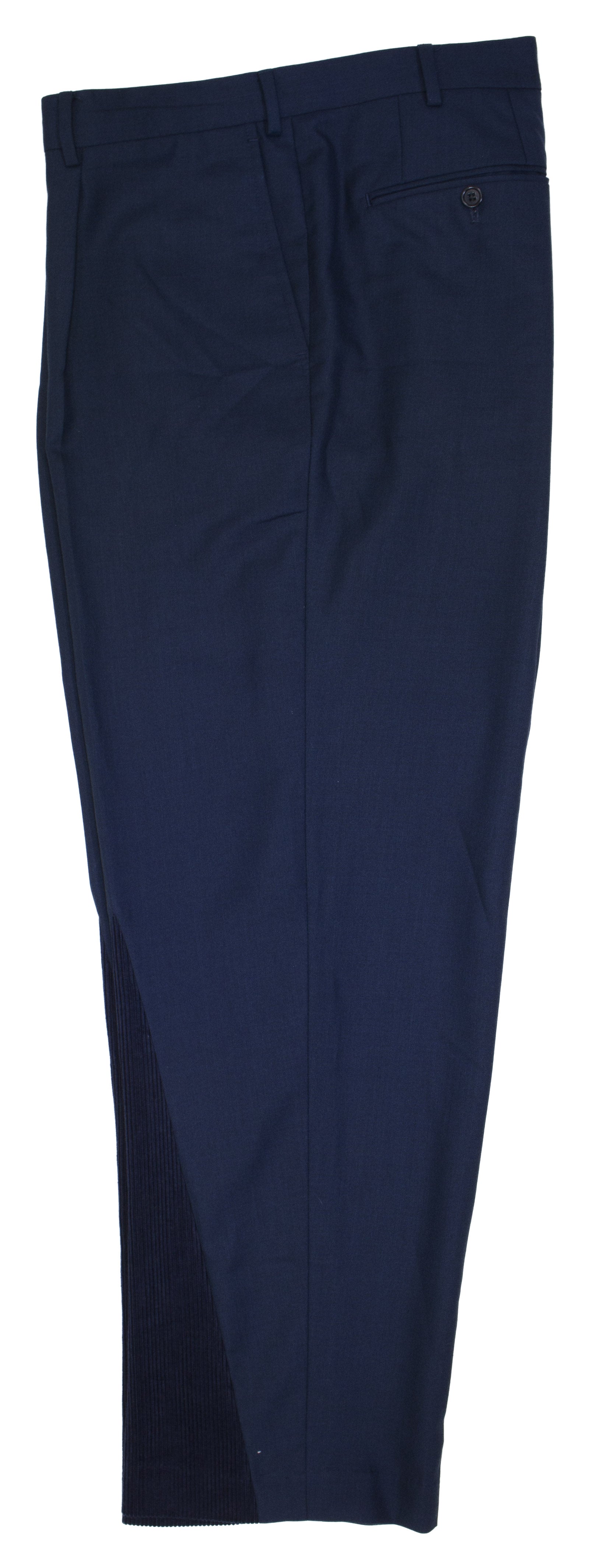 Tailored Panel Cotton and Corduroy Pants