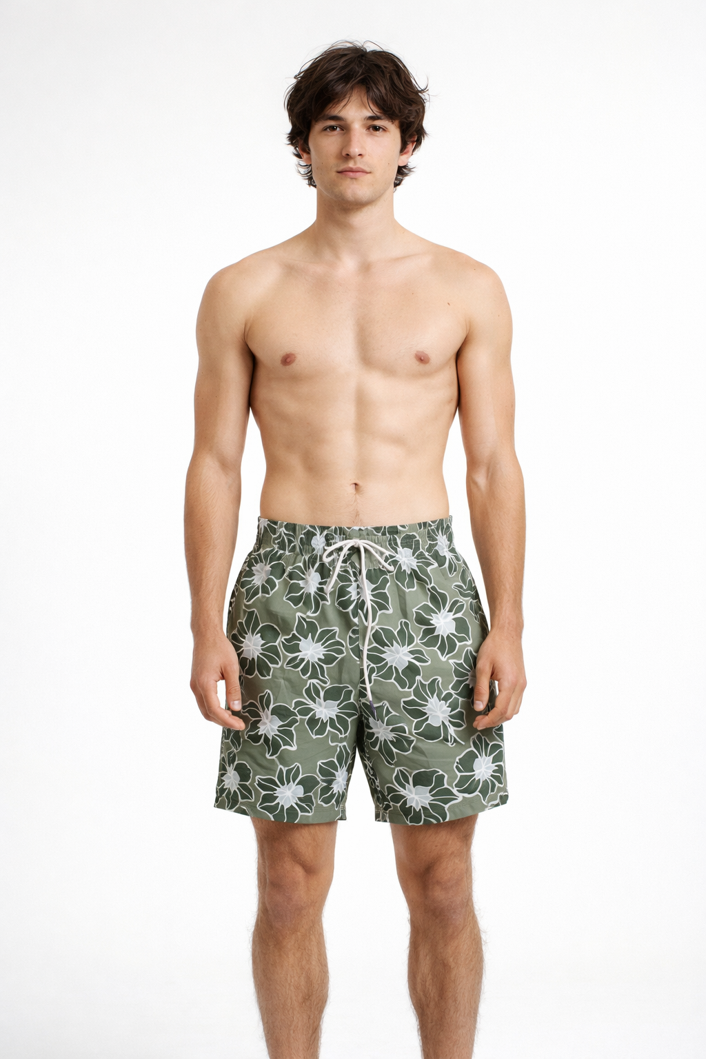 Olivine Printed Swim Shorts