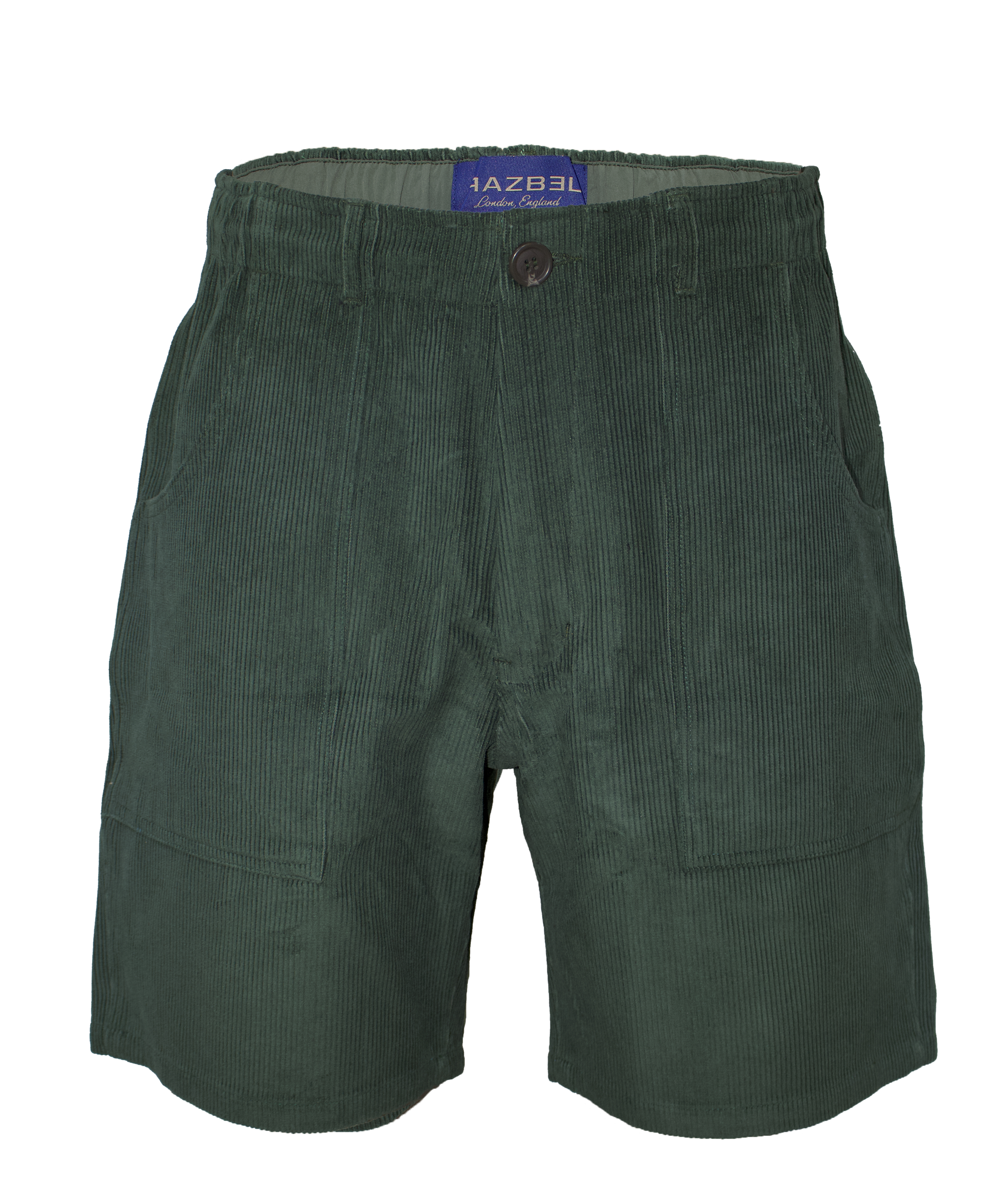 Classic Corduroy Olive Shorts-thumbmail-3