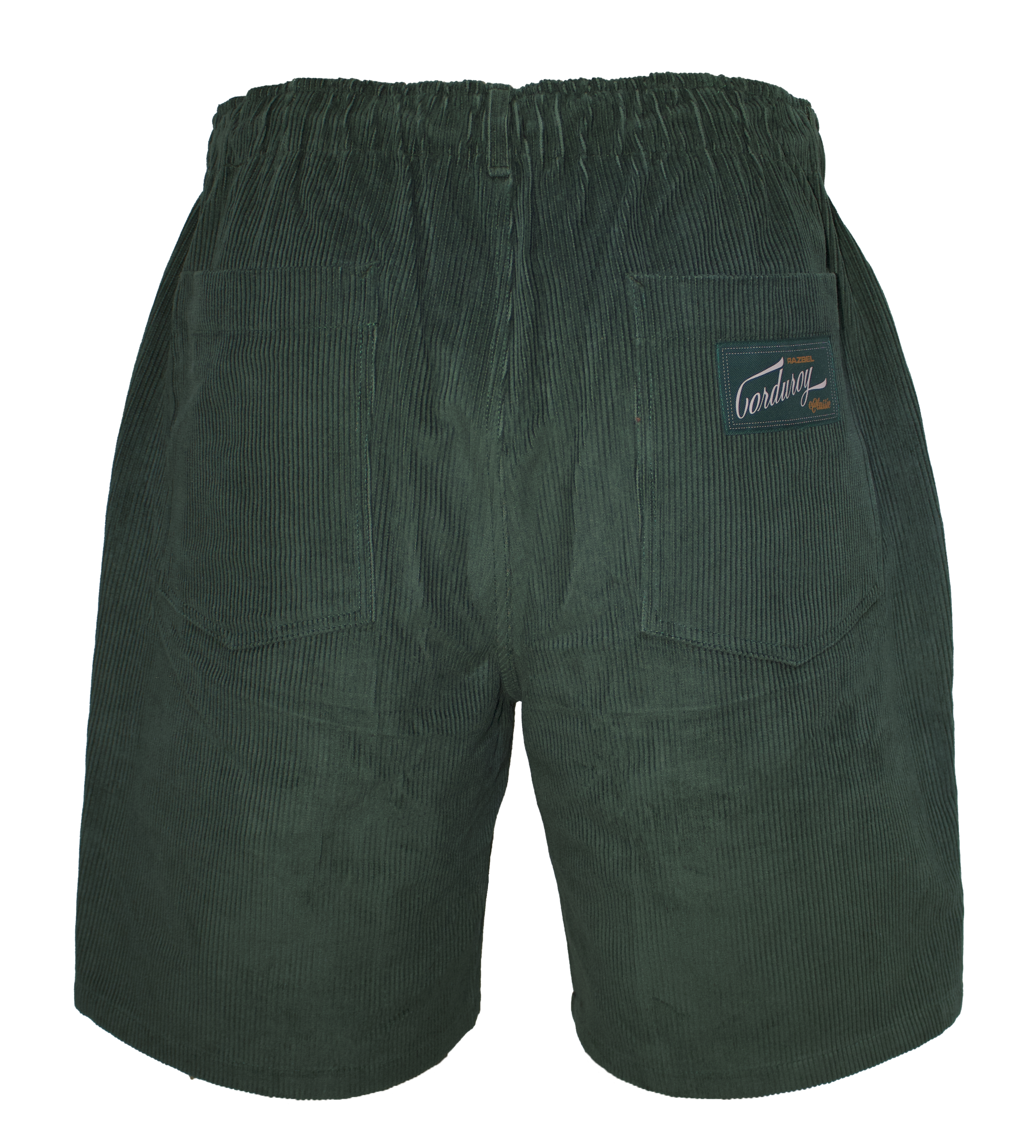 Classic Corduroy Olive Shorts-thumbmail-4