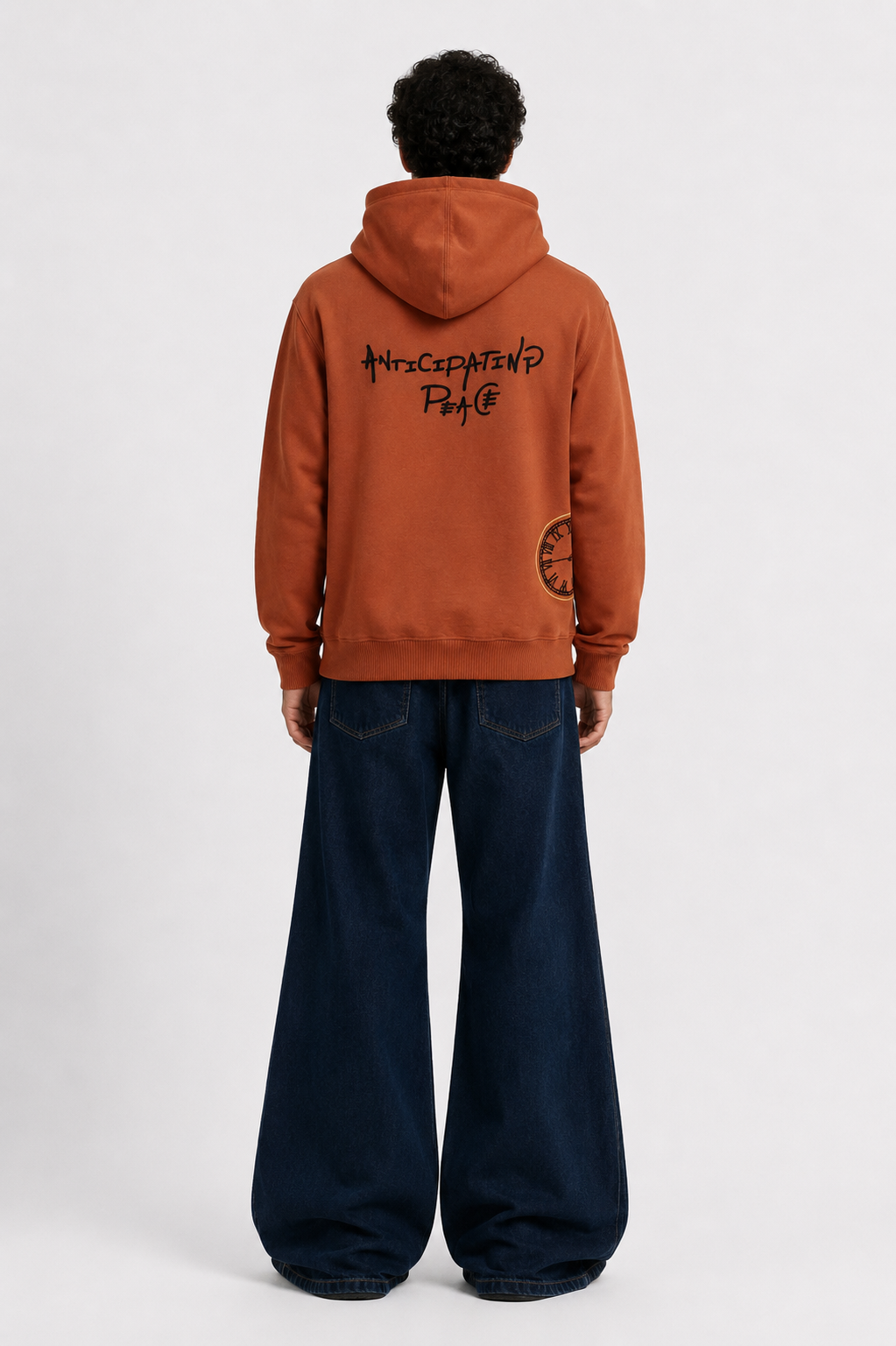Anticipating Peace Embroidery Hoodie