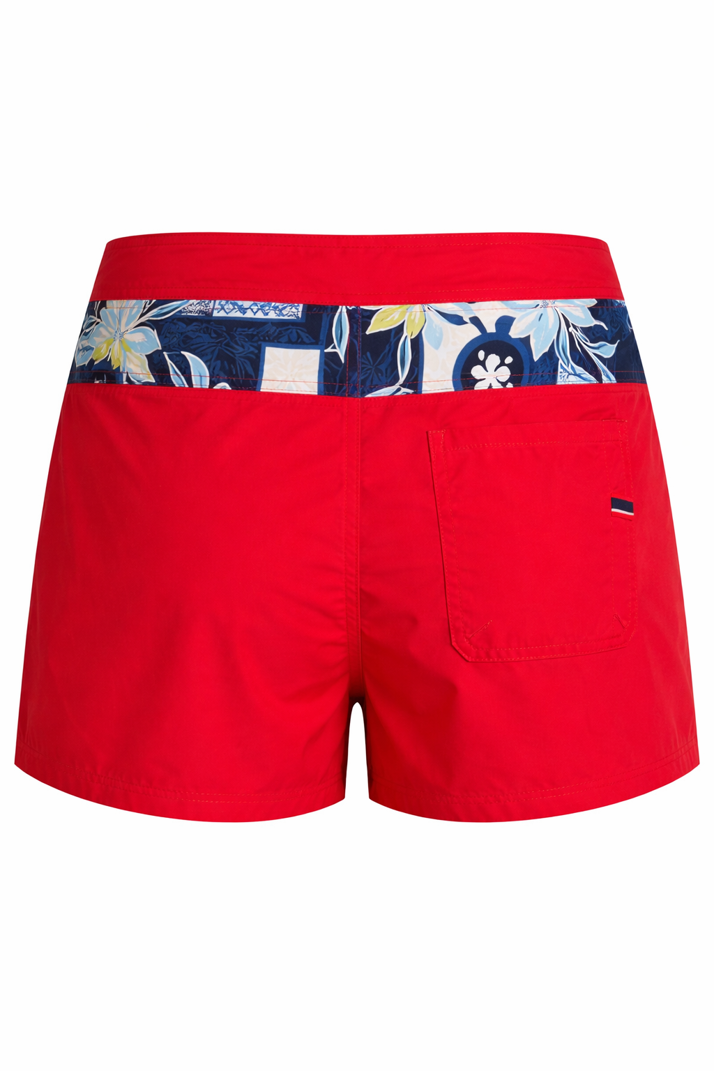 Crimson Isla Pattern-Block Swim Shorts-thumbmail-5
