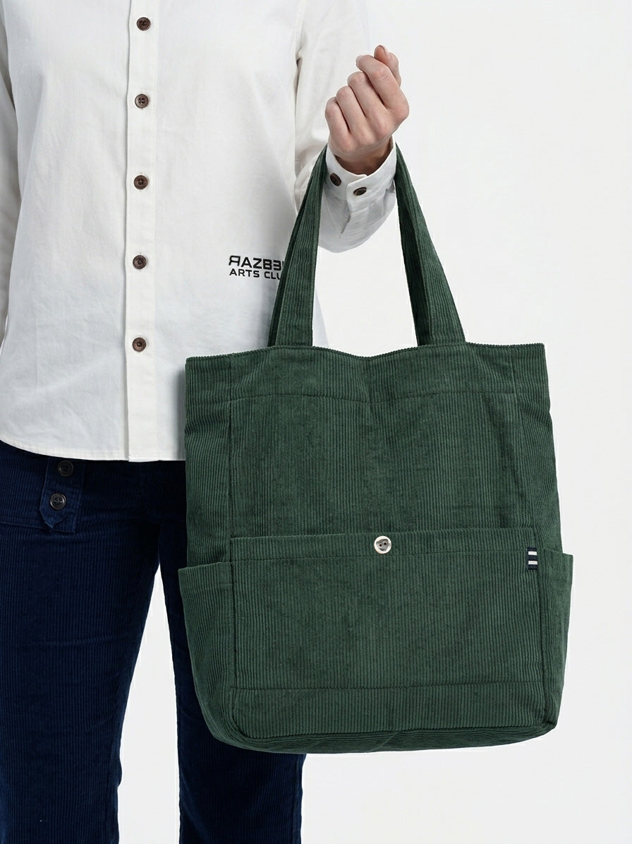 Ligne Forest Tote Corduroy Bag-thumbmail-3