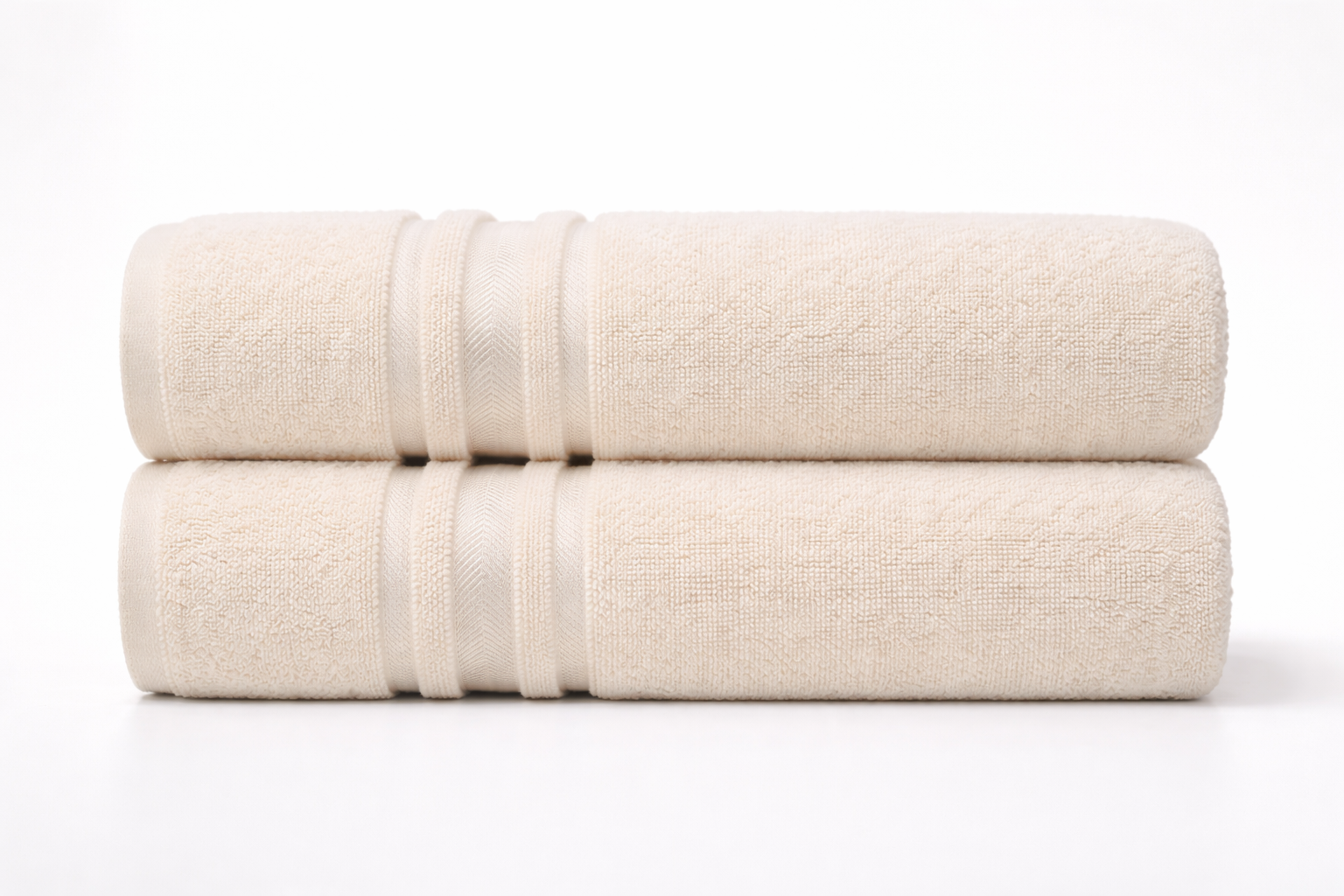 Residence Ivory Cream Bath Towel