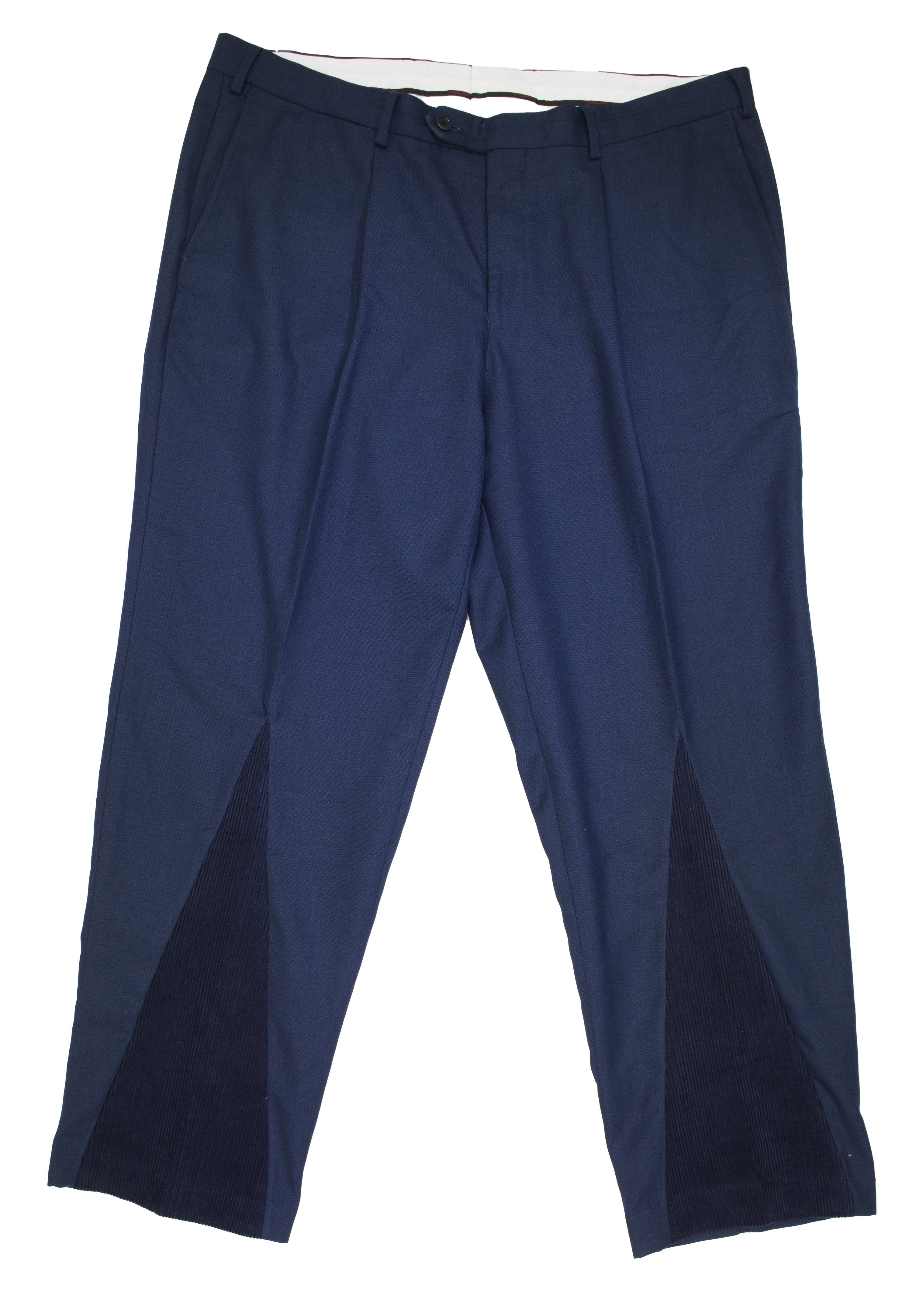 Tailored Panel Cotton and Corduroy Pants