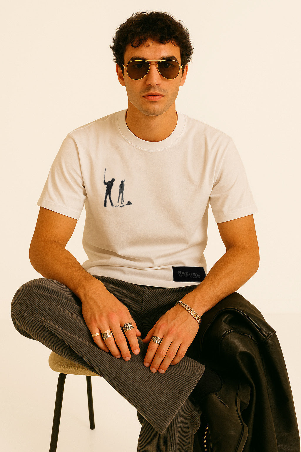 Golf Club Embroidery T-Shirt