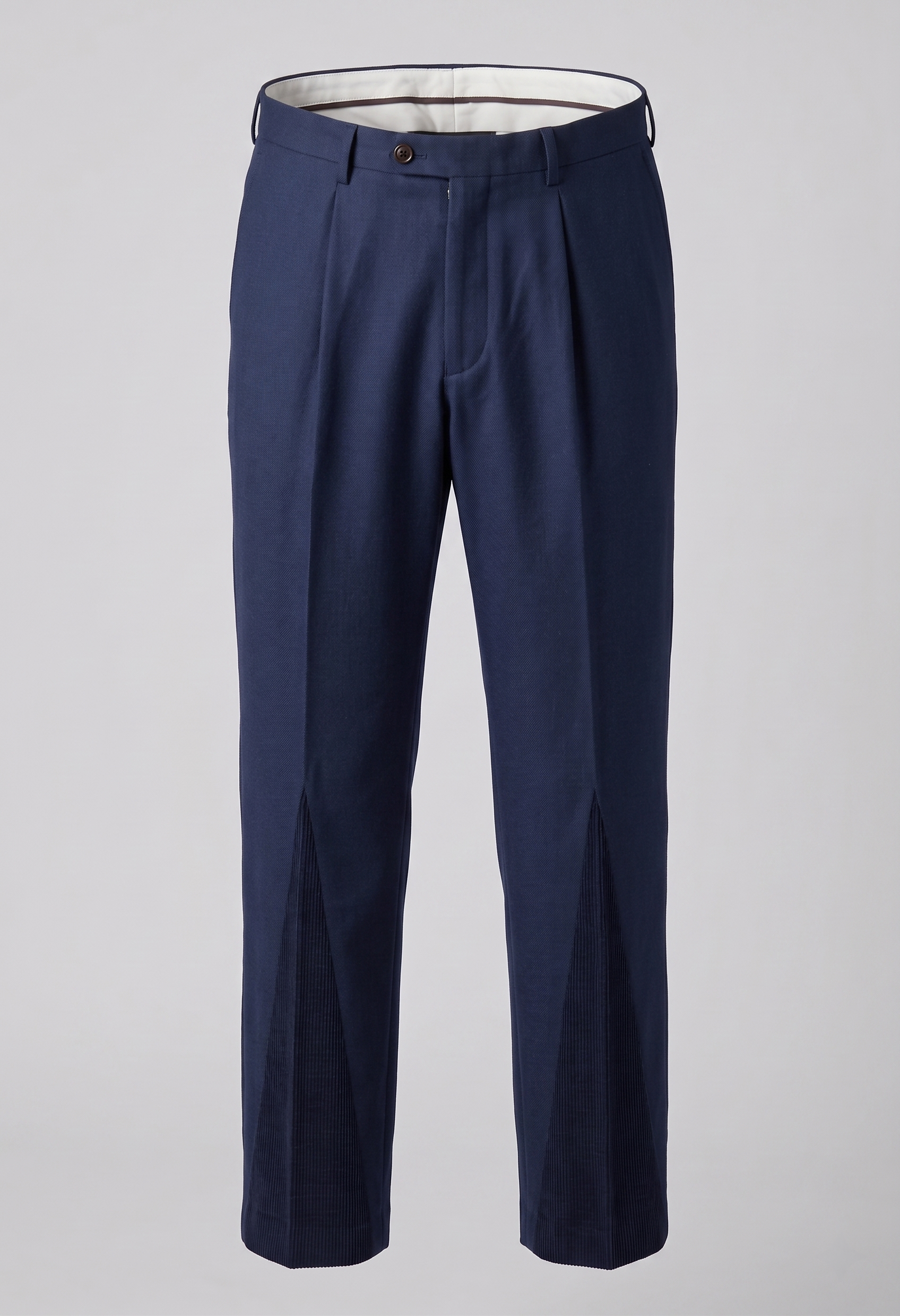 Tailored Panel Cotton and Corduroy Pants