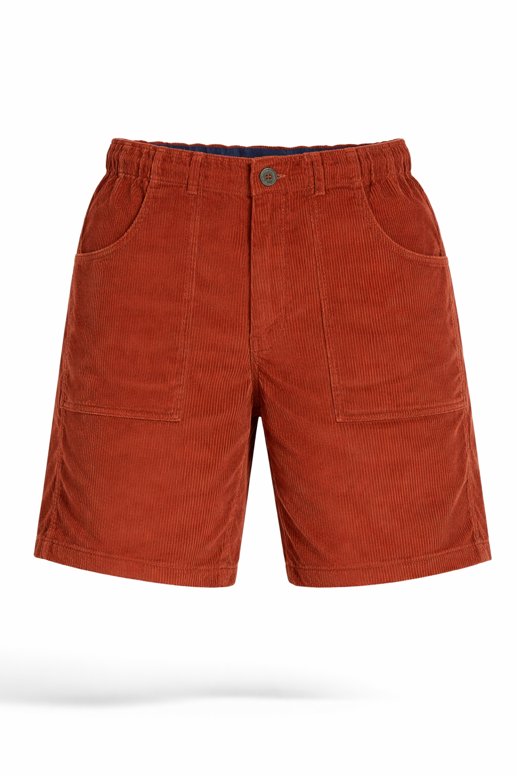 Mahogany Red Corduroy Maroon Shorts