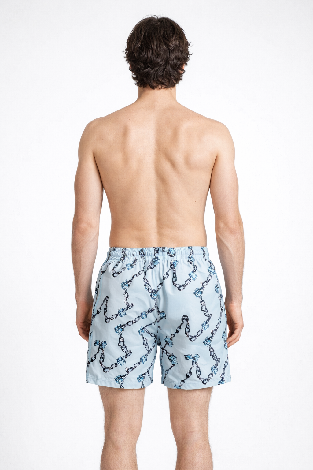 Azure Chainlink 37º Printed Shorts-thumbmail-3