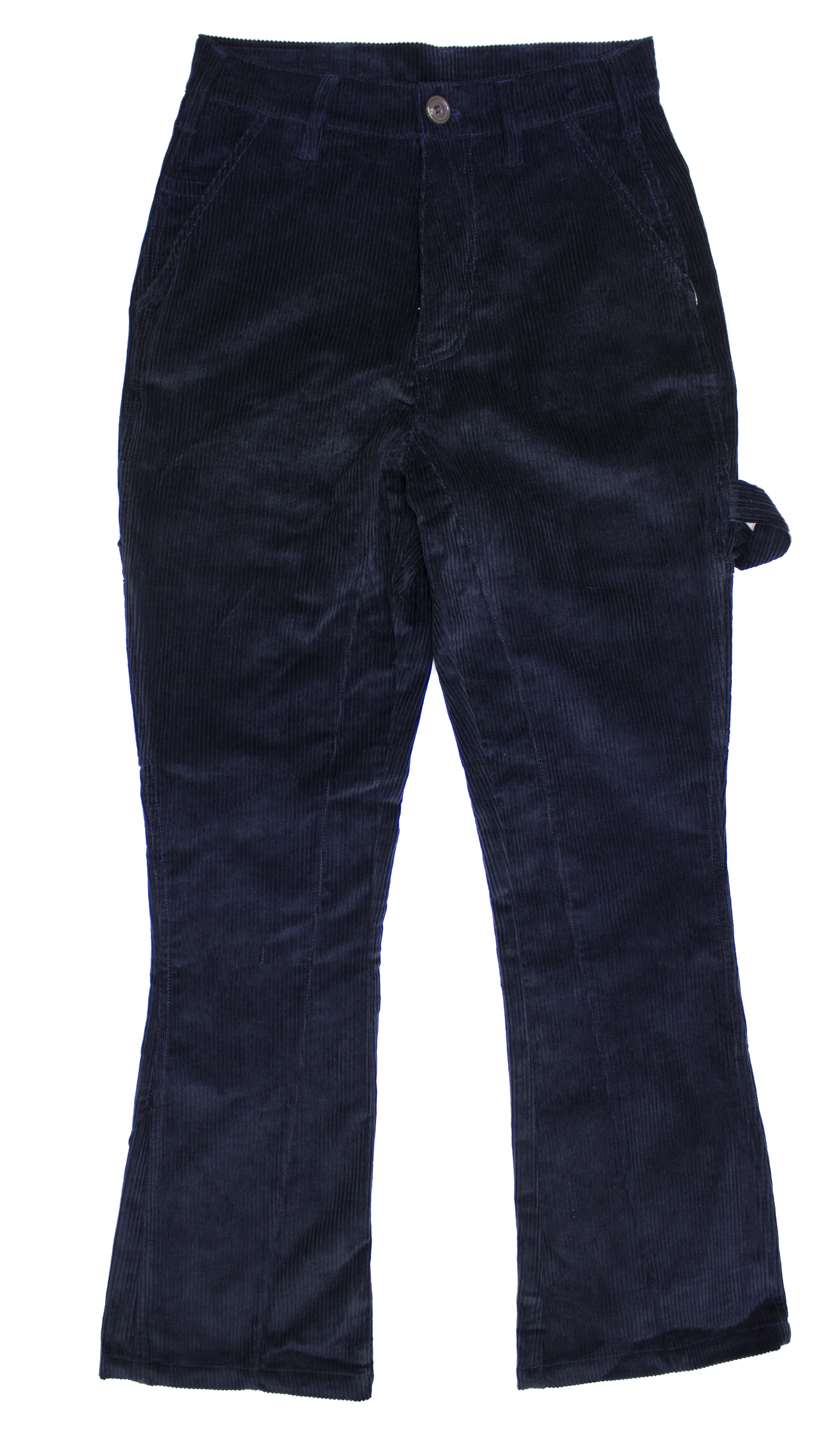 Classic Corduroy Panel Flared Trousers