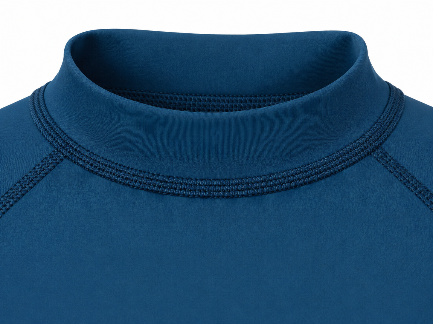 Petrol Blue Rashguard Shorts Sleeve-thumbmail-5