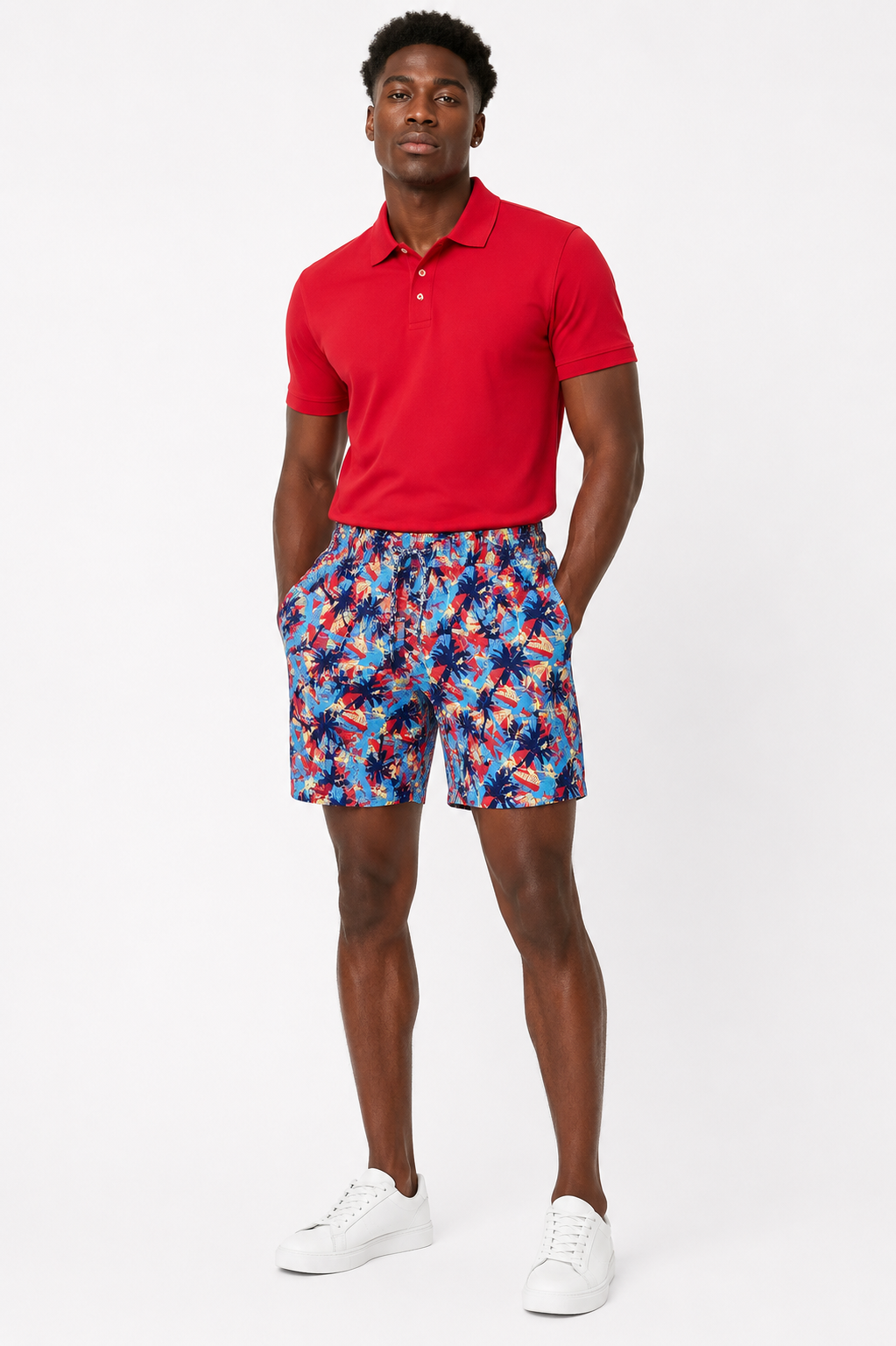 Palm Trees Printed Shorts