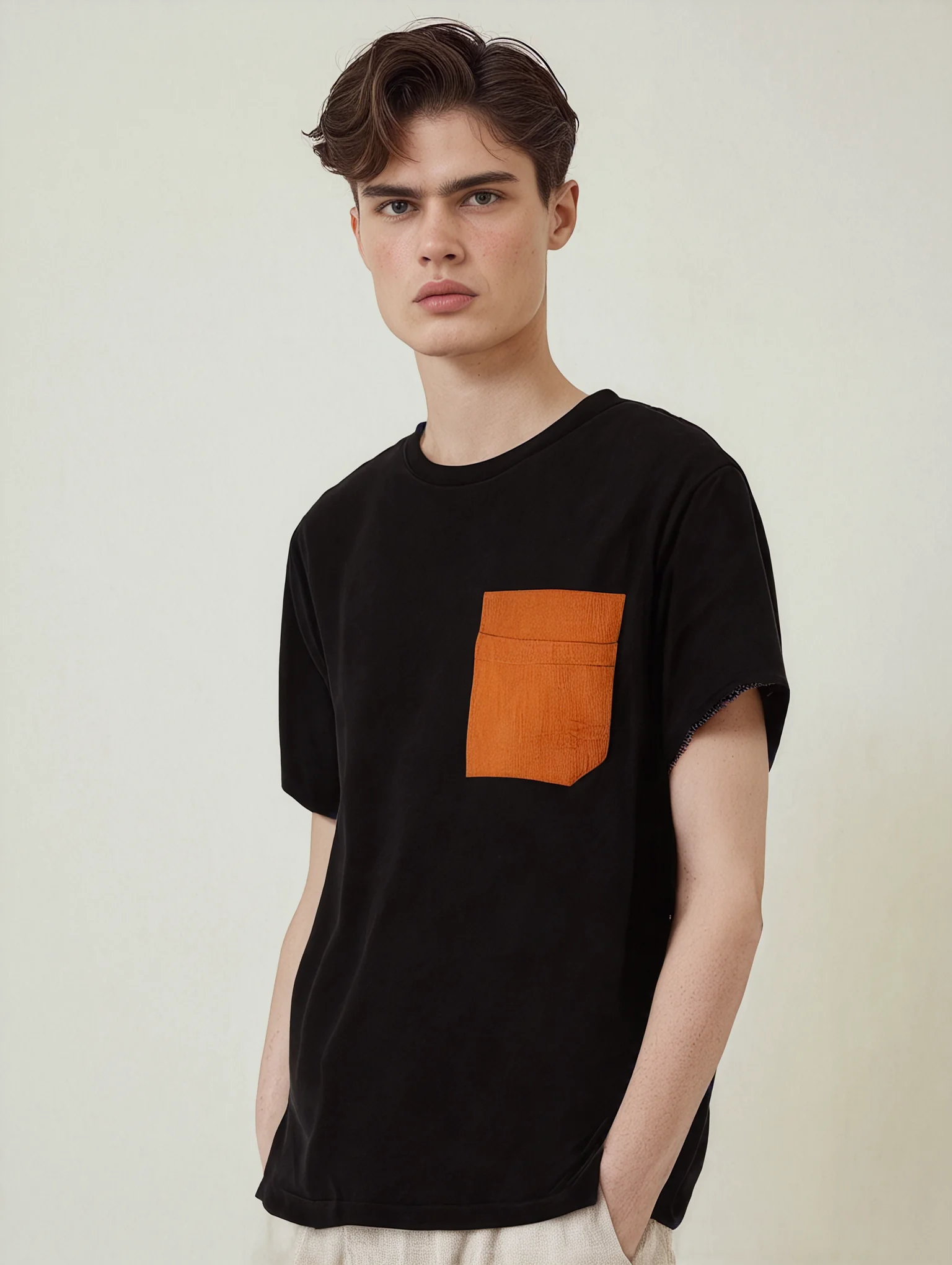 Corduroy Pocket T-Shirt