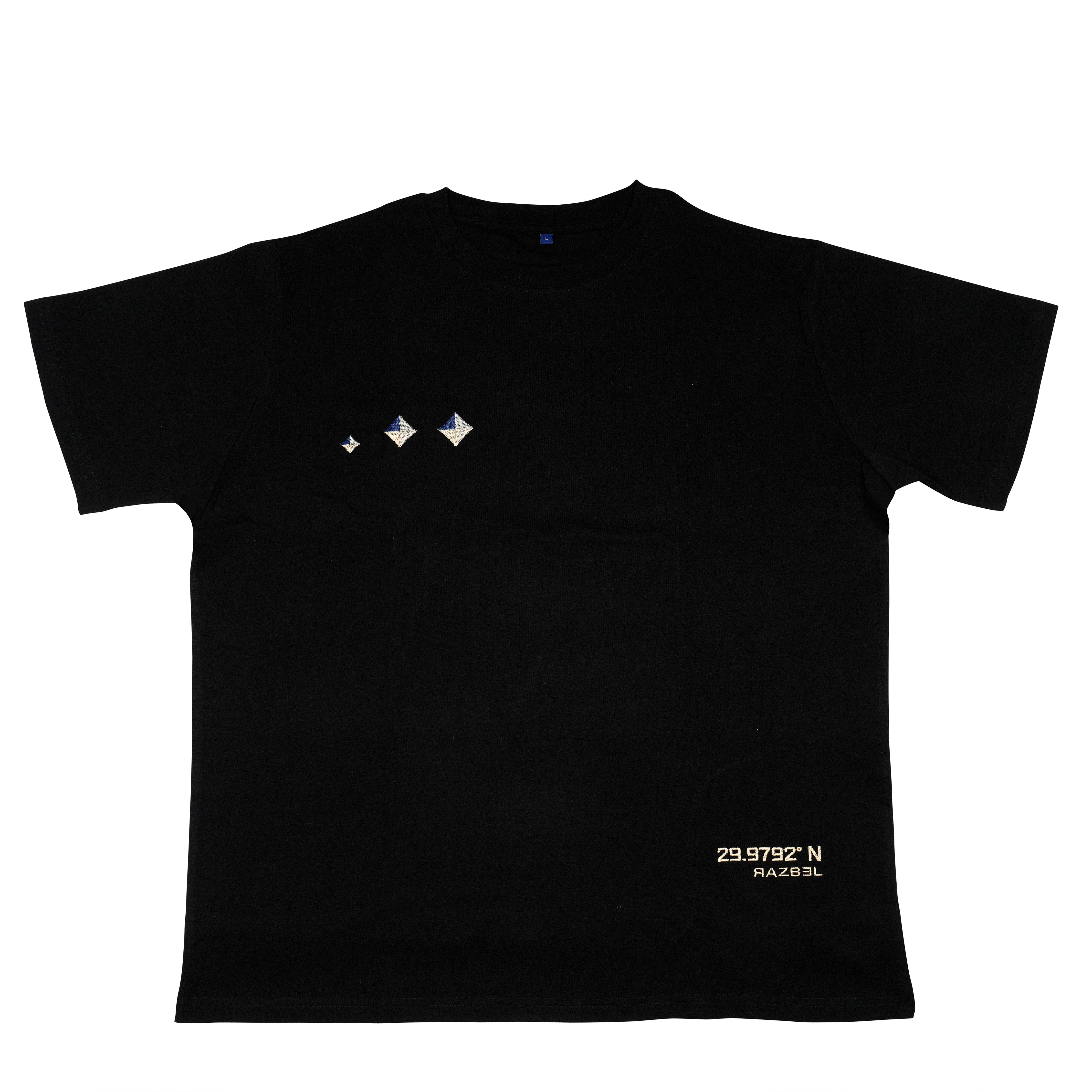LUX GRID 29.9792° Embroidery T-Shirt-thumbmail-3