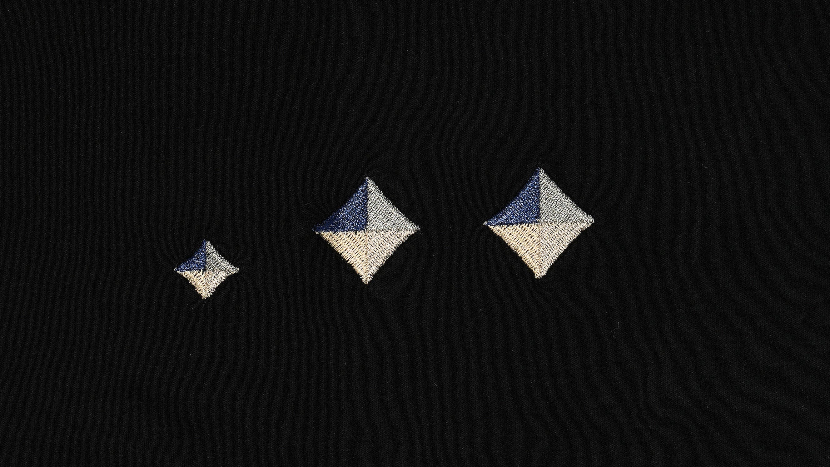 LUX GRID 29.9792° Embroidery T-Shirt-thumbmail-4