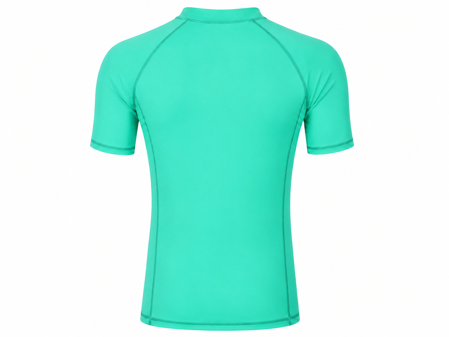 Aqua Mint Rashguard Shorts Sleeve-thumbmail-2