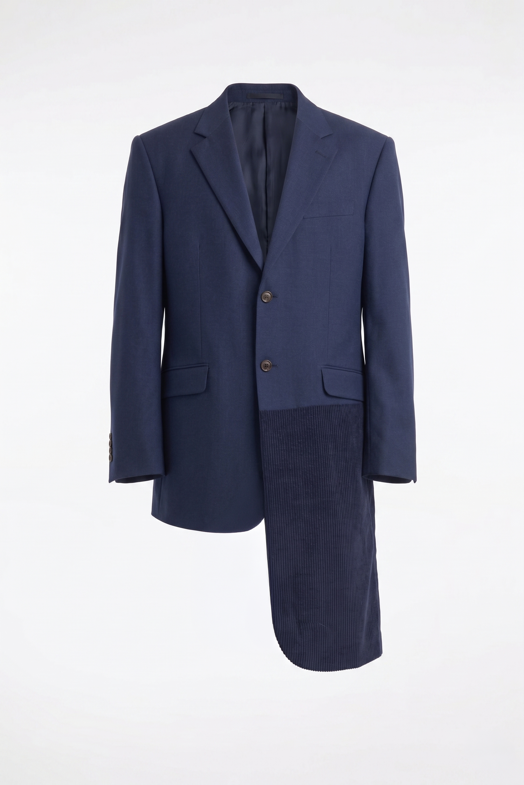 Tailored Cotton and Corduroy Coat