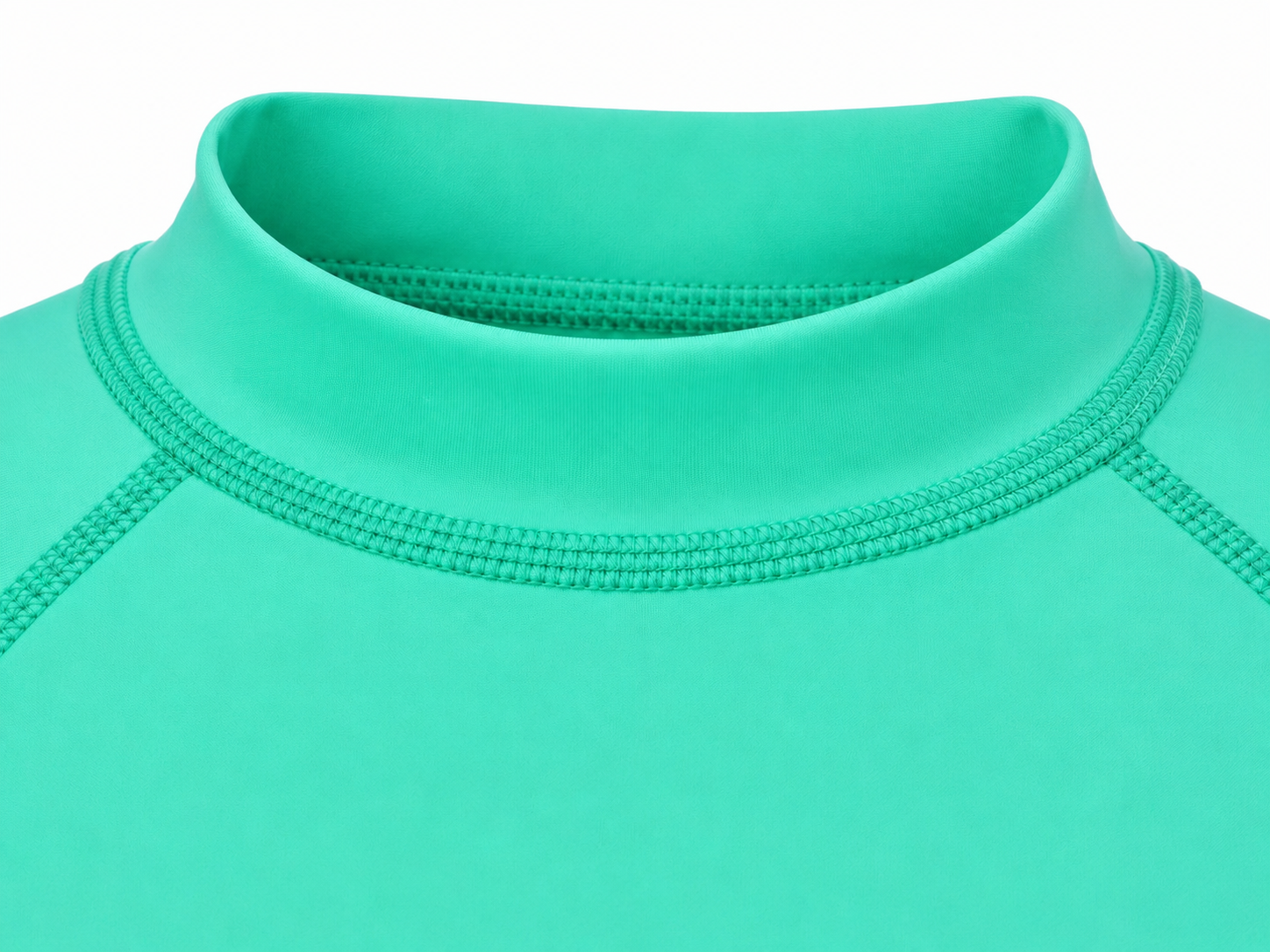 Aqua Mint Rashguard Shorts Sleeve-thumbmail-5